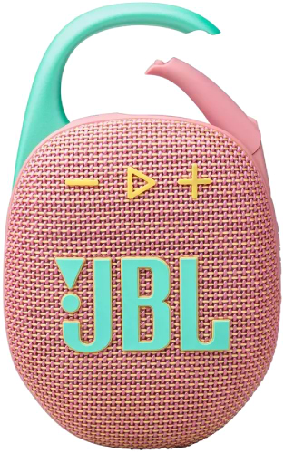 Портативна акустика JBL Clip 5 Pink (JBLCLIP5PINK) - Фото 1