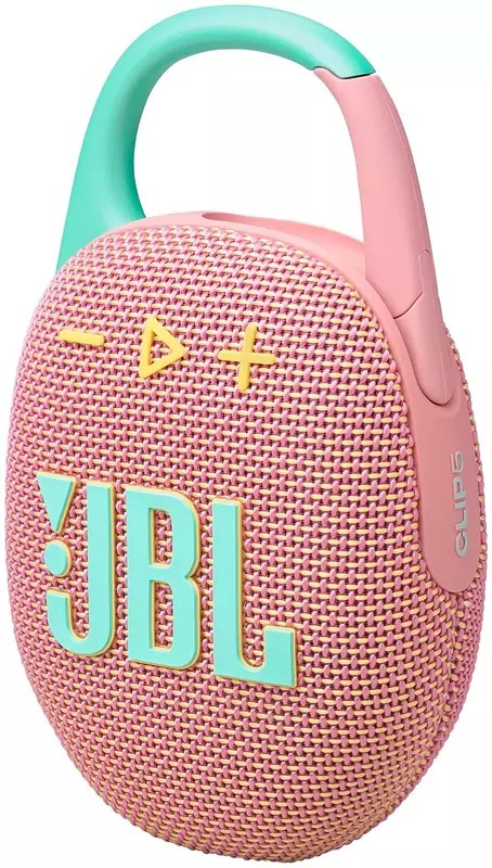 Фото - Портативна акустика JBL Clip 5 Pink (JBLCLIP5PINK)