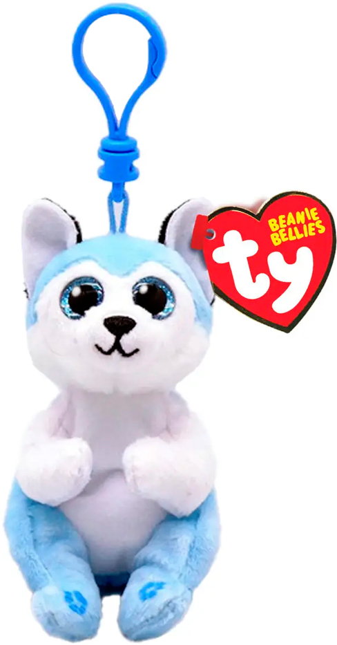 Мягкая игрушка глазастик TY Beanie Bellies Хаски "THUNDER" 12 см (43105)