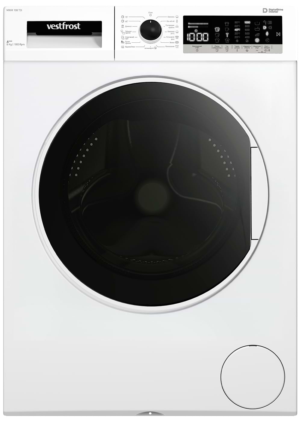 Стиральная машина Vestfrost MWM 108 T3I - Фото 1