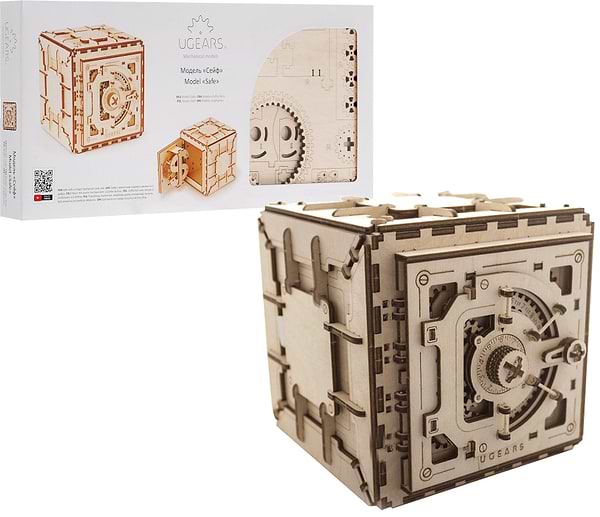 Фото - 3D пазлы Ugears Сейф (70011) Фото - 3D пазлы Ugears Сейф (70011)