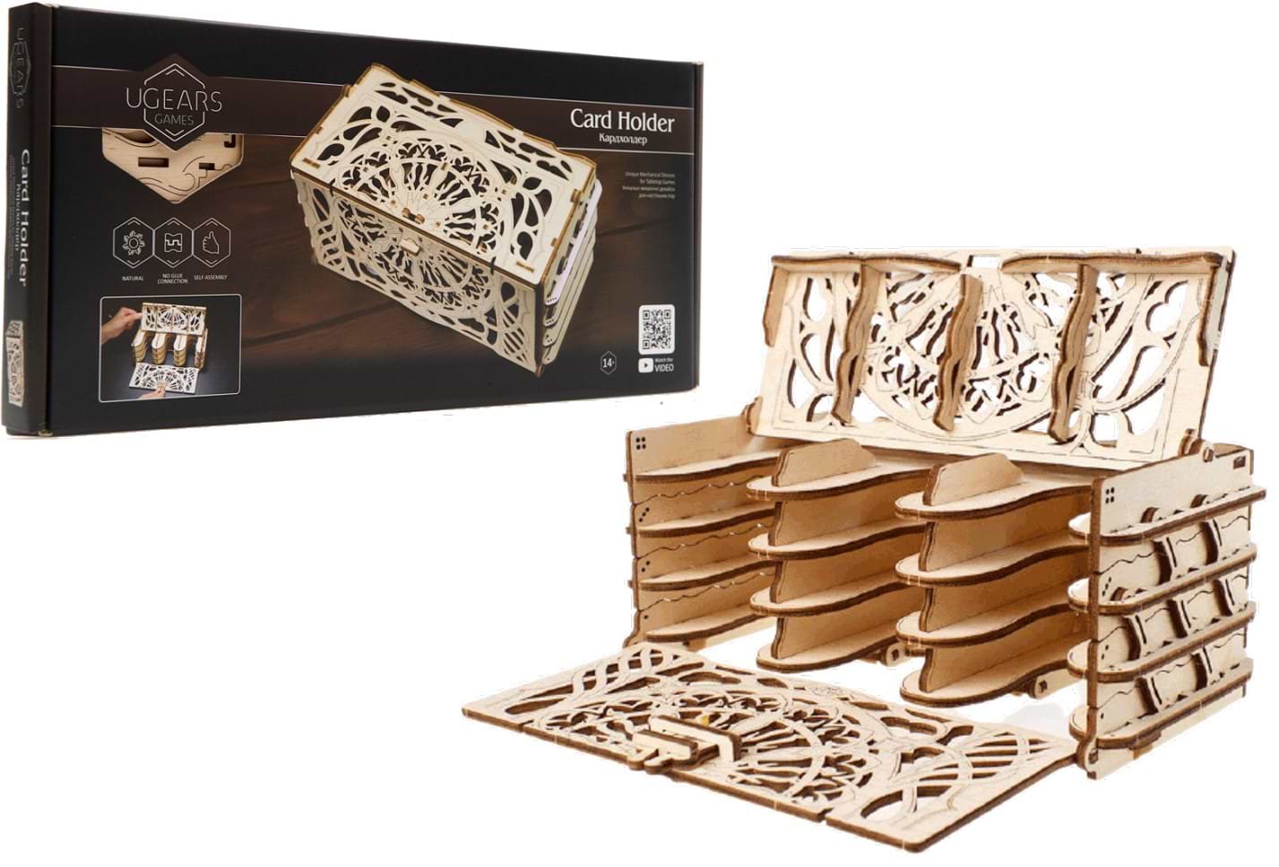 3D пазли Ugears Картхолдер (70068) - Фото 1
