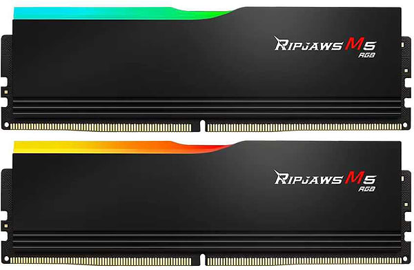 Фото - Память DDR G.Skill Ripjaws M5 RGB Black DDR5-6400 32GB (2x16GB) (F5-6400J3648F16GX2-RM5RK)