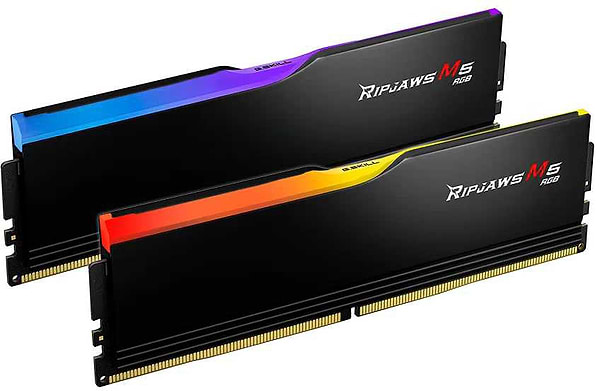Фото - Память DDR G.Skill Ripjaws M5 RGB Black DDR5-6400 32GB (2x16GB) (F5-6400J3648F16GX2-RM5RK)