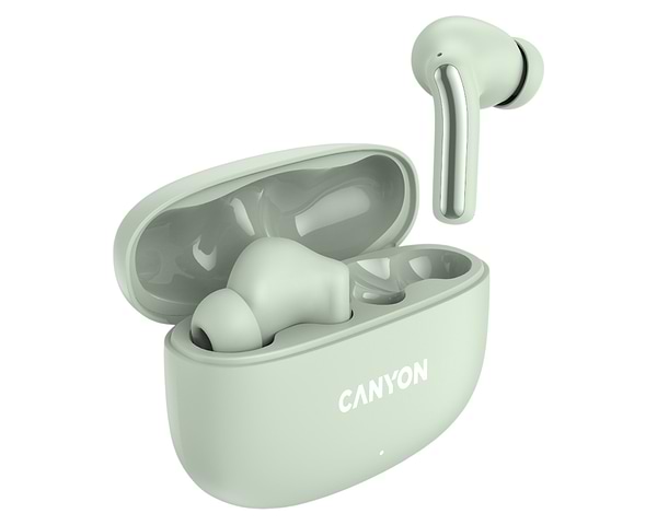 Фото - Навушники вкладиші бездротові TWS Canyon OnGo 9 Green (CNS-TWS9G)