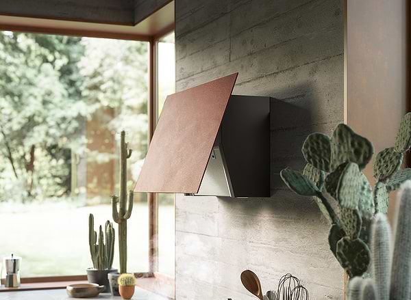 Фото - Витяжка декоративна Falmec COVER 85 теракотове скло 600