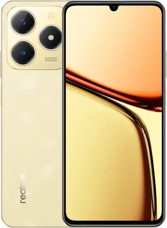 Смартфон realme C61 8/256Gb Sparkle Gold - Фото 1