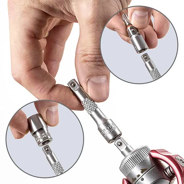 Фото - Викрутка зі змінними бітами Trotec 40 шт. Bit and Socket Wrench Set (6200001005)