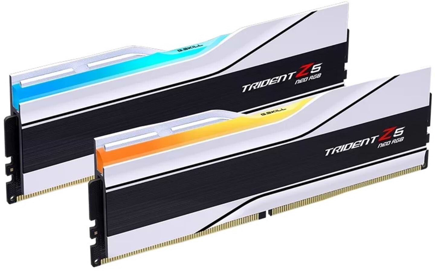 Память DDR G.Skill Trident Z5 Neo RGB White DDR5-6400 32GB (2x16GB) CL30-39-39-102 1.40V AMD EXPO (F5-6400J3039G16GX2-TZ5NRW)