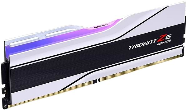 Фото - Память DDR G.Skill Trident Z5 Neo RGB White DDR5-6400 32GB (2x16GB) CL30-39-39-102 1.40V AMD EXPO (F5-6400J3039G16GX2-TZ5NRW)