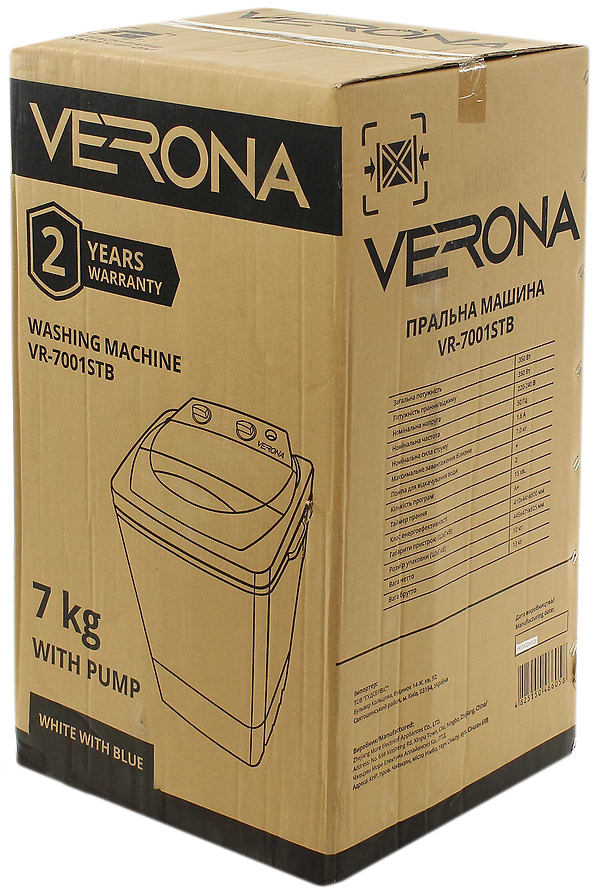 Фото - Стиральная машина VERONA VR-7001STВ