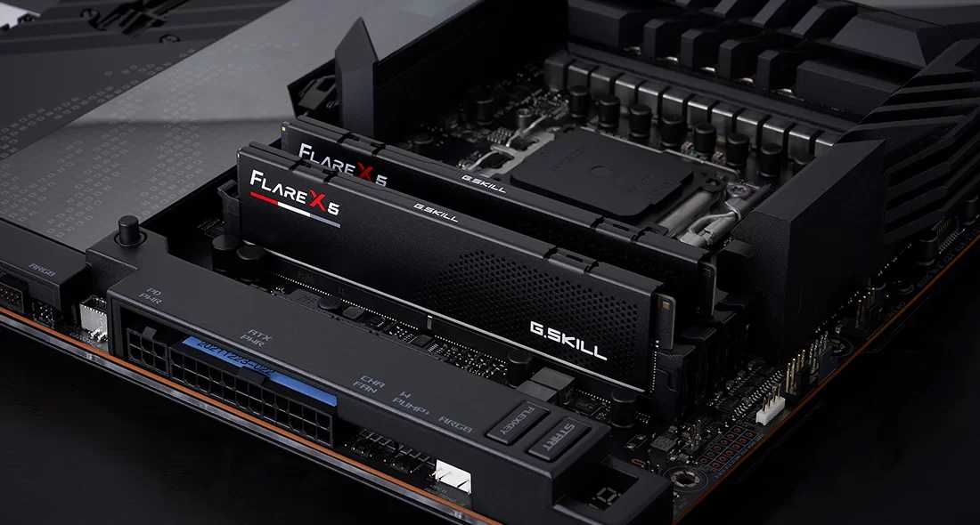 Фото - Память DDR G.Skill Flare X5 black DDR5-6400 32GB (2x16GB) (F5-6400J3240G16GX2-FX5)