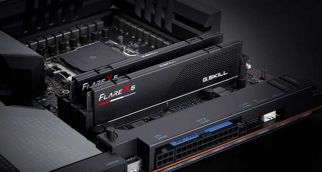 Фото - Память DDR G.Skill Flare X5 black DDR5-6400 32GB (2x16GB) (F5-6400J3240G16GX2-FX5)