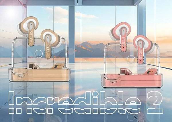 Фото - Навушники вкладиші бездротові TWS Gelius Incredible 2 GP-TWS033X Pink (98755)