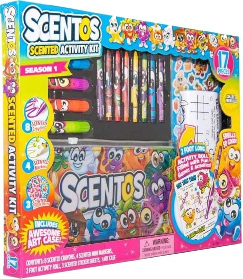 Фото - Набір для малювання Scentos ароматний "Забавна компанія 17 предм." (42135-ENG)