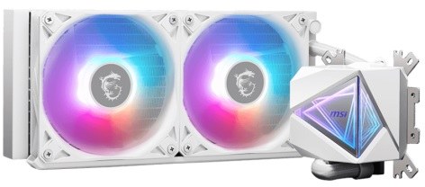 Фото - Водяная система охлаждения MSI MAG CoreLiquid I240 White