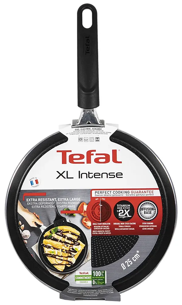 Фото - Сковорода для блинов Tefal C3841053 XL INTENSE 25 см