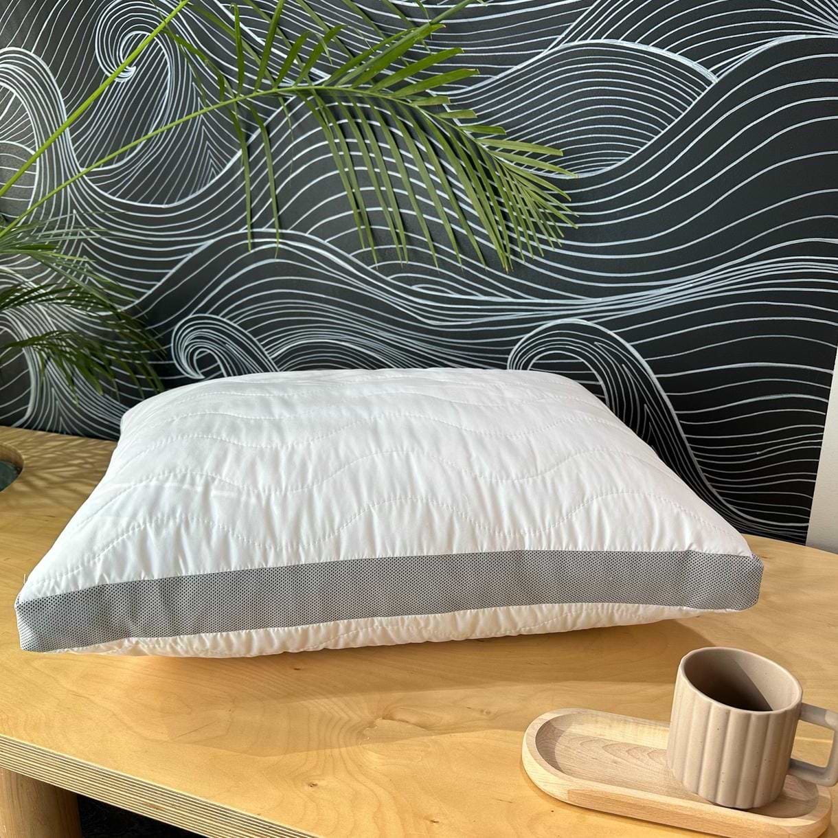 Подушка стандартна Lelit гіпоалергенна Je t'aime Мікрофібра Біла 70/70 (1197366)