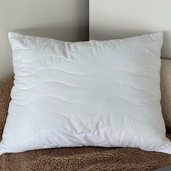 Фото - Подушка стандартна Lelit гіпоалергенна Poire Мікрофібра Біла 50/70 (1197355)