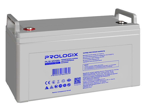Фото - Акумулятор для ДБЖ ProLogix 12V 120AH (PL12-120GEL) GEL