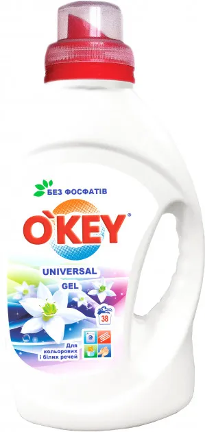 Гель для стирки O'key Universal 1.5 л (4820049381757)