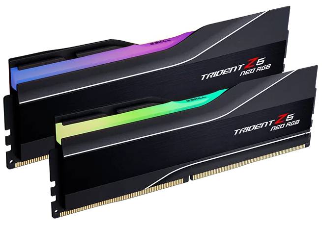 Память DDR G.Skill Trident Z5 Neo RGB Black DDR5-6000 64GB (2x32GB) (F5-6000J3636F32GX2-TZ5NR)