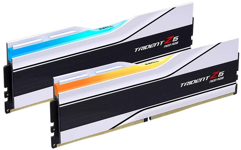 Память DDR G.Skill Trident Z5 Neo RGB White DDR5-6000 64GB (2x32GB) (F5-6000J3636F32GX2-TZ5NRW)