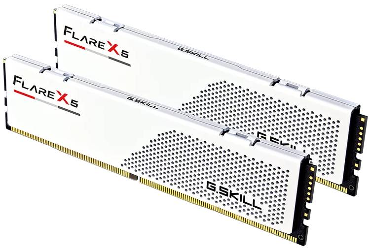 Фото - Память DDR G.Skill Flare X5 White DDR5-6000 32GB (2x16GB) (F5-6000J2836G16GX2-FX5W)