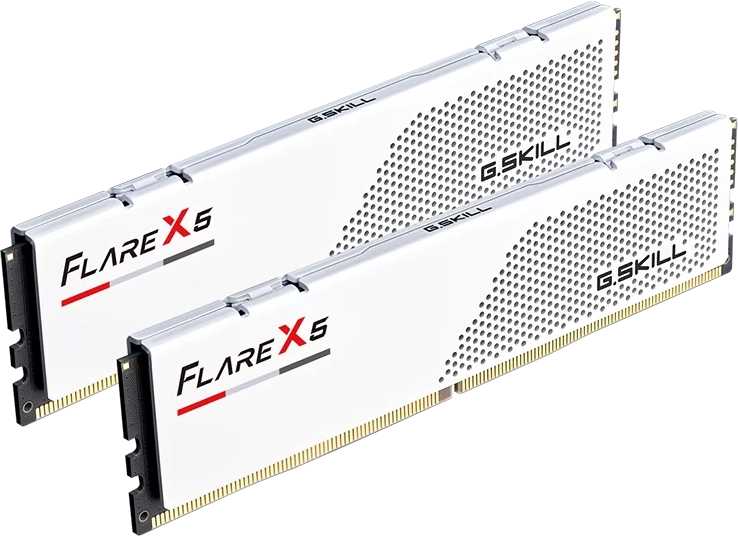 Фото - Память DDR G.Skill Flare X5 White DDR5-6000 64GB (2x32GB) (F5-6000J3636F32GX2-FX5W)