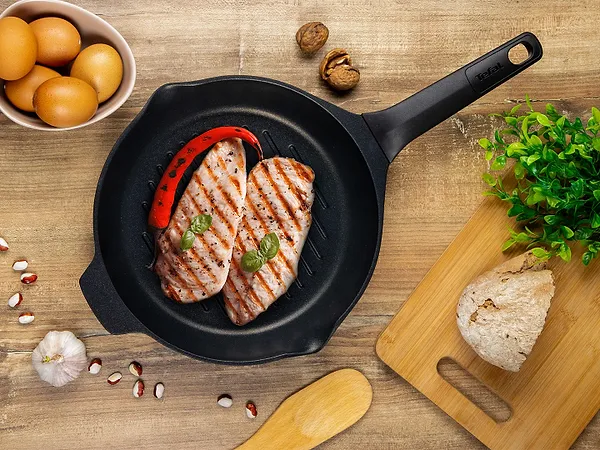 Фото - Сковорода гриль Tefal E2324074 Delicio 26 см Гриль