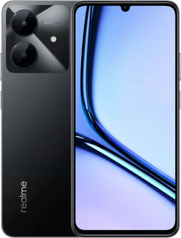 Смартфон realme Note 60X 3/64Gb Marble Black - Фото 1