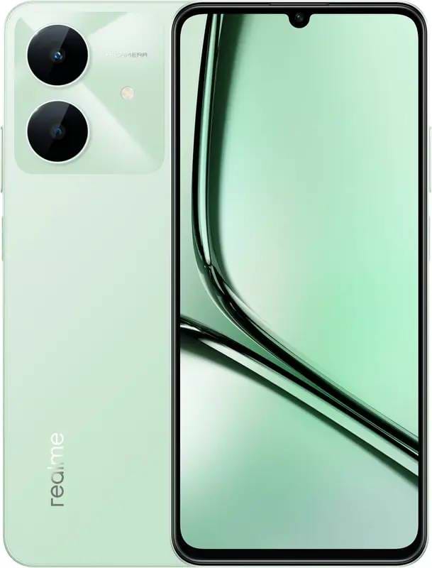 Смартфон realme Note 60X 3/64Gb Wilderness Green - Фото 1