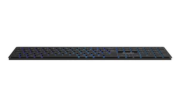 Фото - Клавіатура бездротова Canyon HKB-W11 Slim Dual Mode Wireless RGB EN/UA Black (CNS-HBTK11B)
