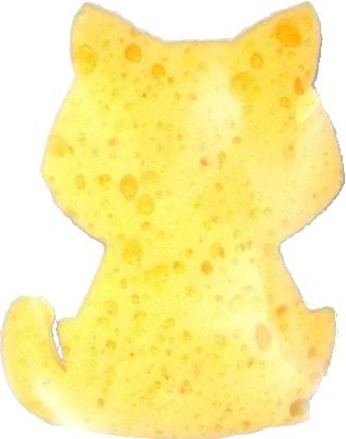 Фото - Детская мочалка Добра господарочка Котик 120 х 95 х 40 мм (4820086521536) Фото - Детская мочалка Добра господарочка Котик 120 х 95 х 40 мм (4820086521536)