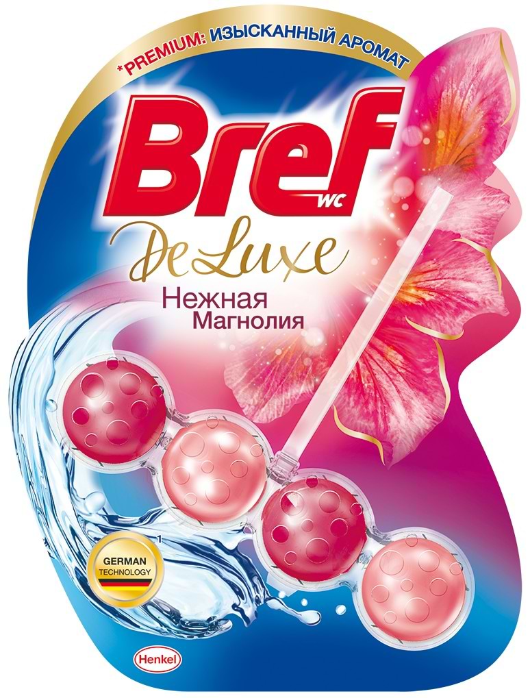 Туалетний блок Bref Делюкс Нежная магнолия 50 г