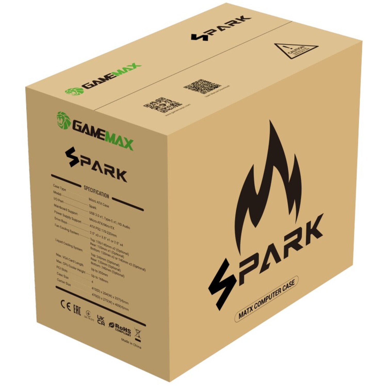 Фото - Корпус Gamemax SPARK BLACK