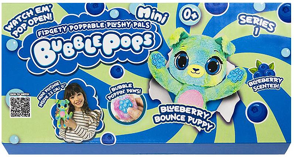 Фото - Мягкая игрушка животное Bubble Pops Чёрничный щенок (2402005/2)