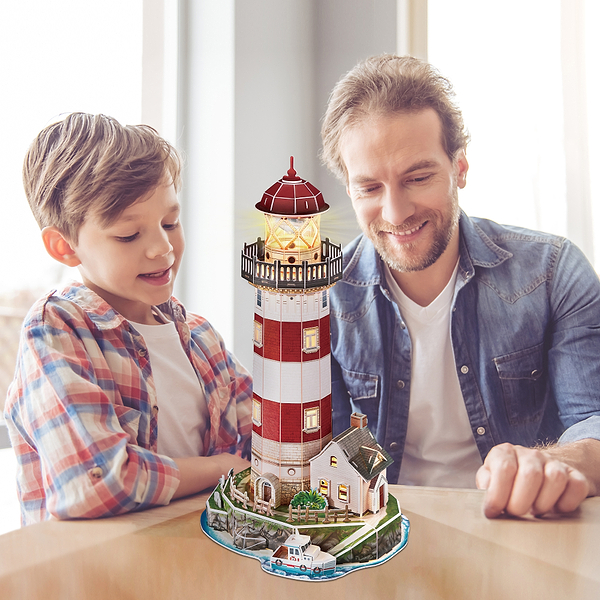 Фото - 3D пазли Cubic Fun з LED підсвіткою Маяк (L540h)
