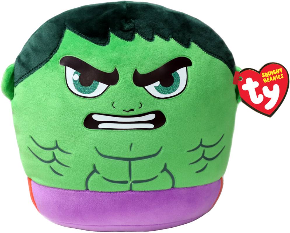 Мягкая игрушка подушка TY Squish-a-boos HULK 20 см (39252)
