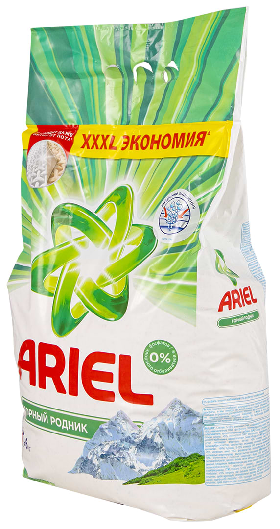 Купити Пральний порошок Ariel Гірський Джерело 6 кг Автомат за низькою ...