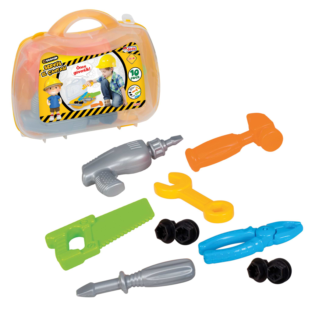 Сюжетно-ролевая игра. Набор-профессий dede Набор инструментов в сумке (03408)