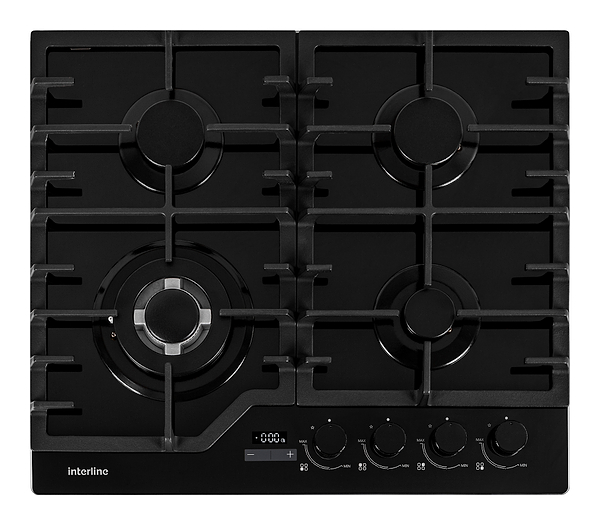 Фото - Варочная панель газовая Interline HGG 965 MGT BA Фото - Варочная панель газовая Interline HGG 965 MGT BA