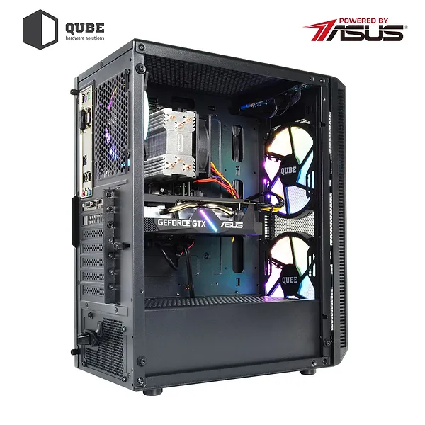 Фото - Системный блок QUBE QB i5 10400F RTX 3060 12GB 82 (i510400FRTX306012GB82)