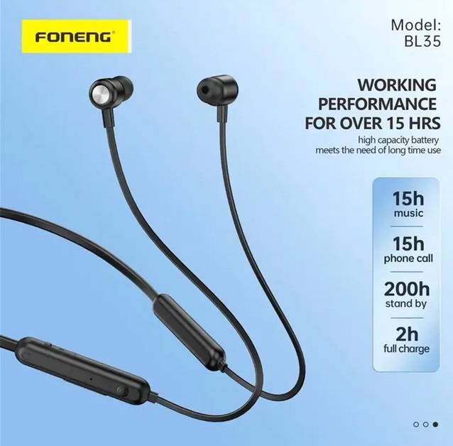 Фото - Навушники вкладиші бездротові Foneng Neckband Sport (BL35)