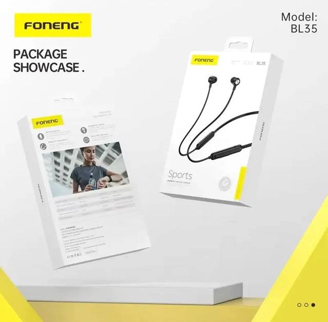 Фото - Навушники вкладиші бездротові Foneng Neckband Sport (BL35)