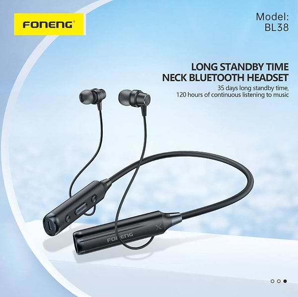 Фото - Навушники вкладиші бездротові Foneng Neckband Sport (BL38)