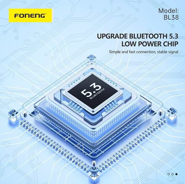Фото - Навушники вкладиші бездротові Foneng Neckband Sport (BL38)