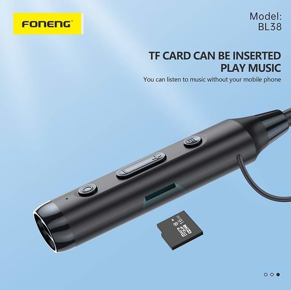 Фото - Навушники вкладиші бездротові Foneng Neckband Sport (BL38)