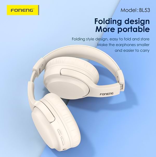 Фото - Навушники накладні бездротові Foneng Neckband Sport (BL53-BG)
