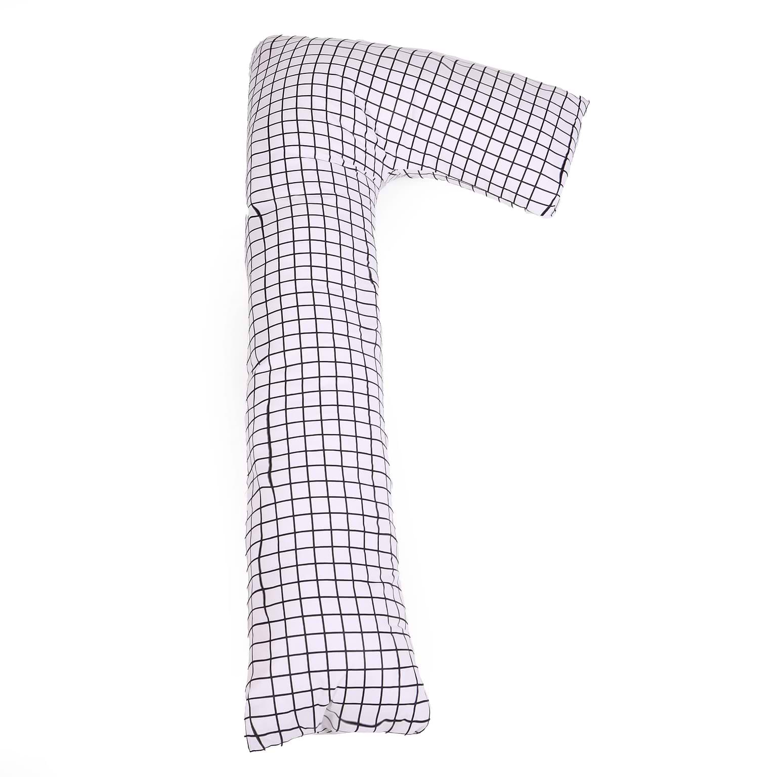 Подушка для майбутніх мам MirSon Г-подібна №5008 Color Line 17-4813 Martinhi 140x40x20 см (2200010969597)